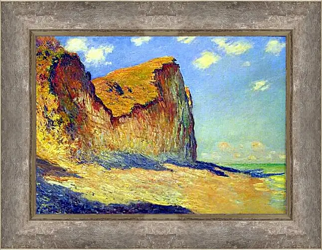 Картина в раме - Cliffs near Pourville. Клод Моне