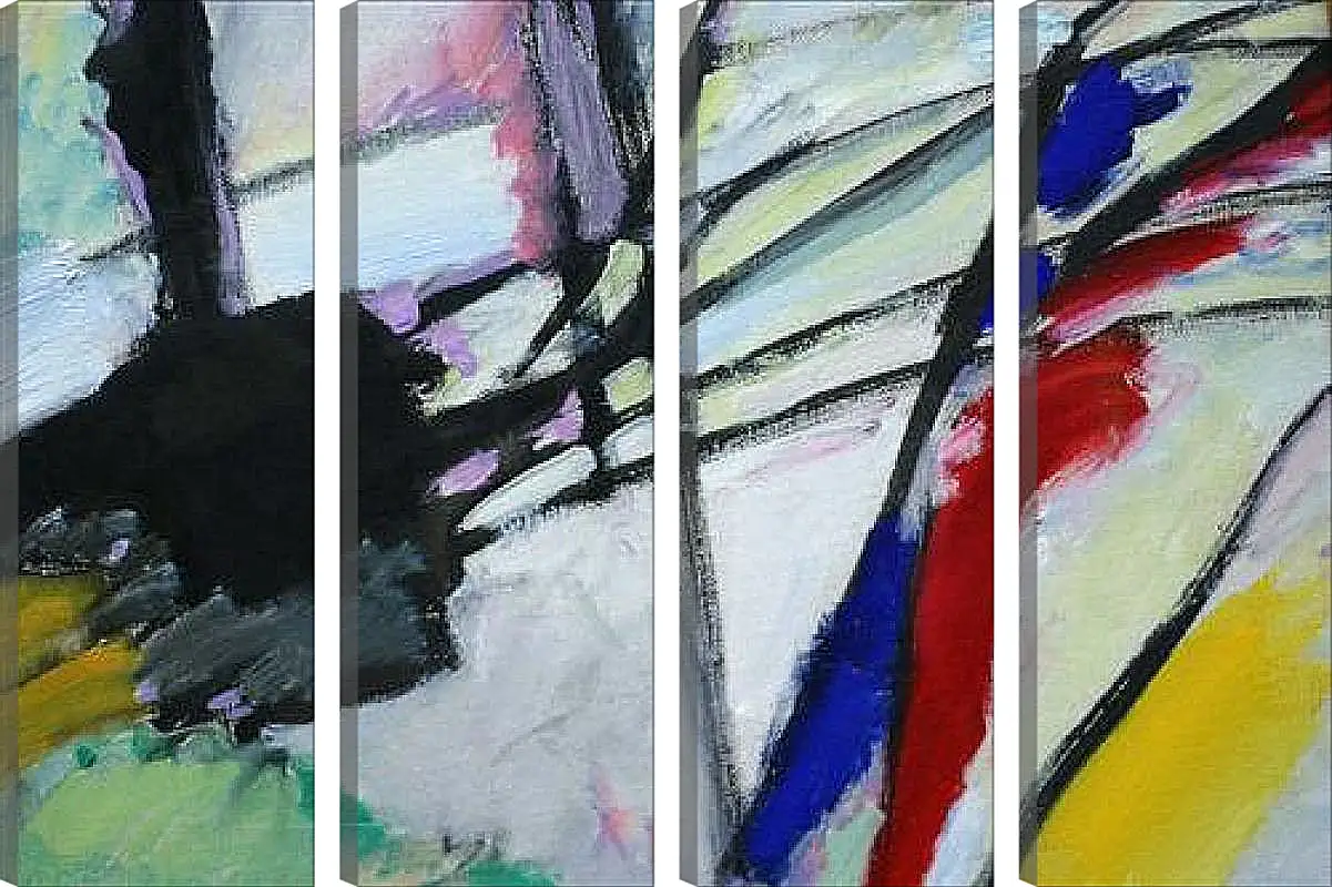Модульная картина - Panels for Edwin r Campbell (Detail). Кандинский Василий