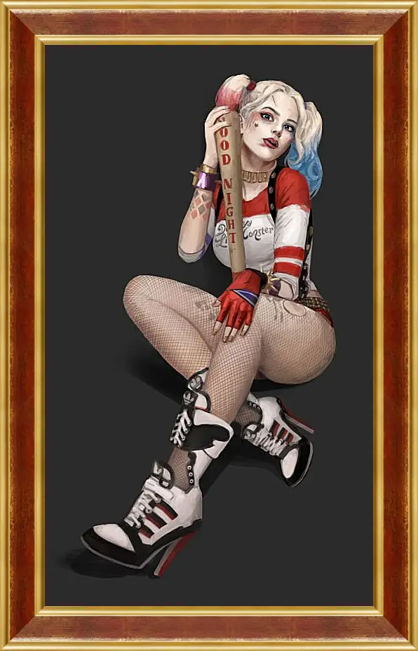 Картина в раме - Харли Квинн (Harley Quinn)