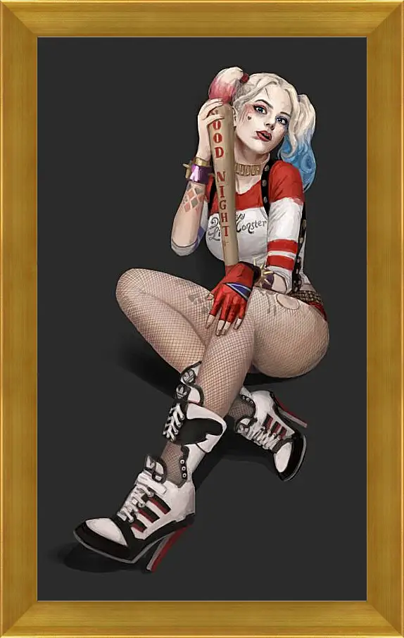 Картина в раме - Харли Квинн (Harley Quinn)