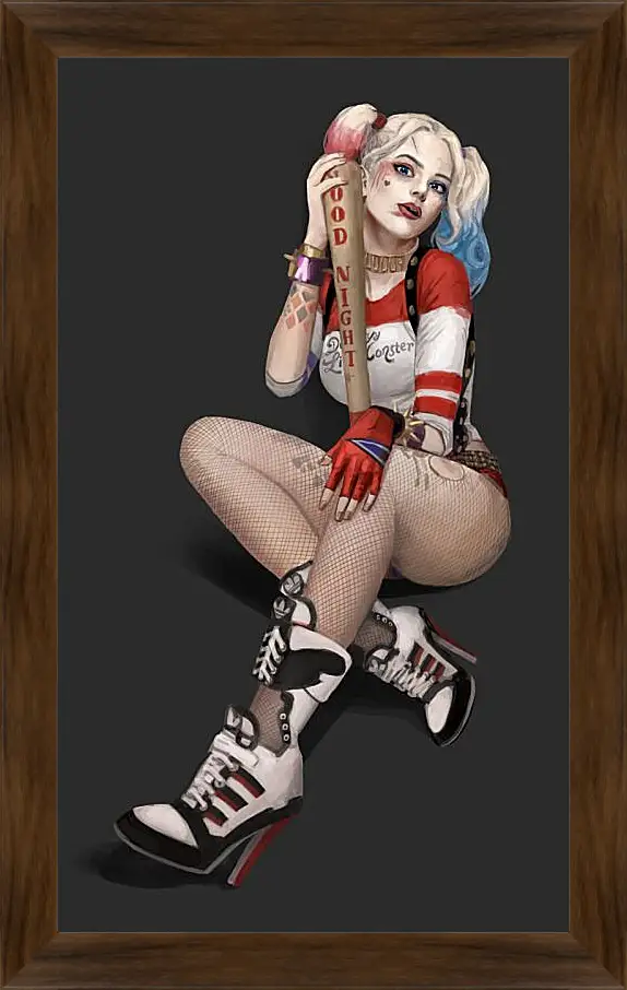 Картина в раме - Харли Квинн (Harley Quinn)