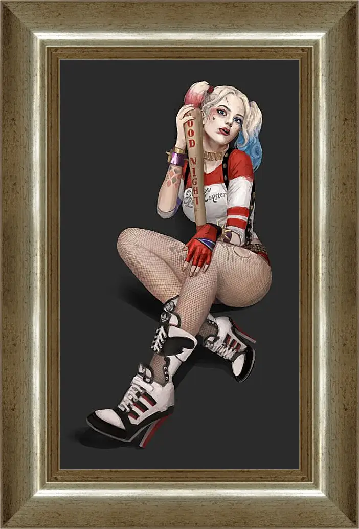 Картина в раме - Харли Квинн (Harley Quinn)