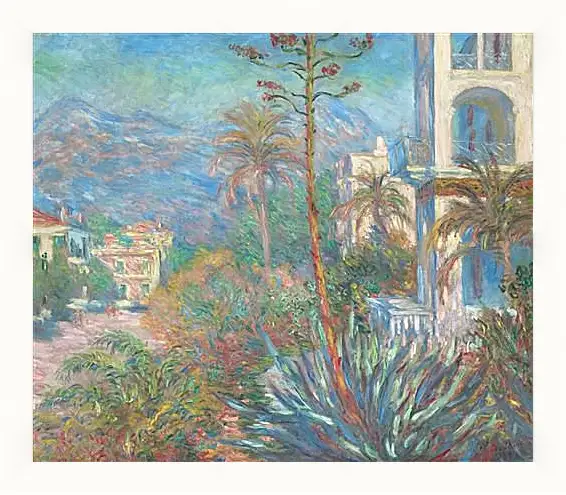 Картина в раме - Villas at Bordighera. Клод Моне