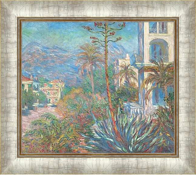 Картина в раме - Villas at Bordighera. Клод Моне