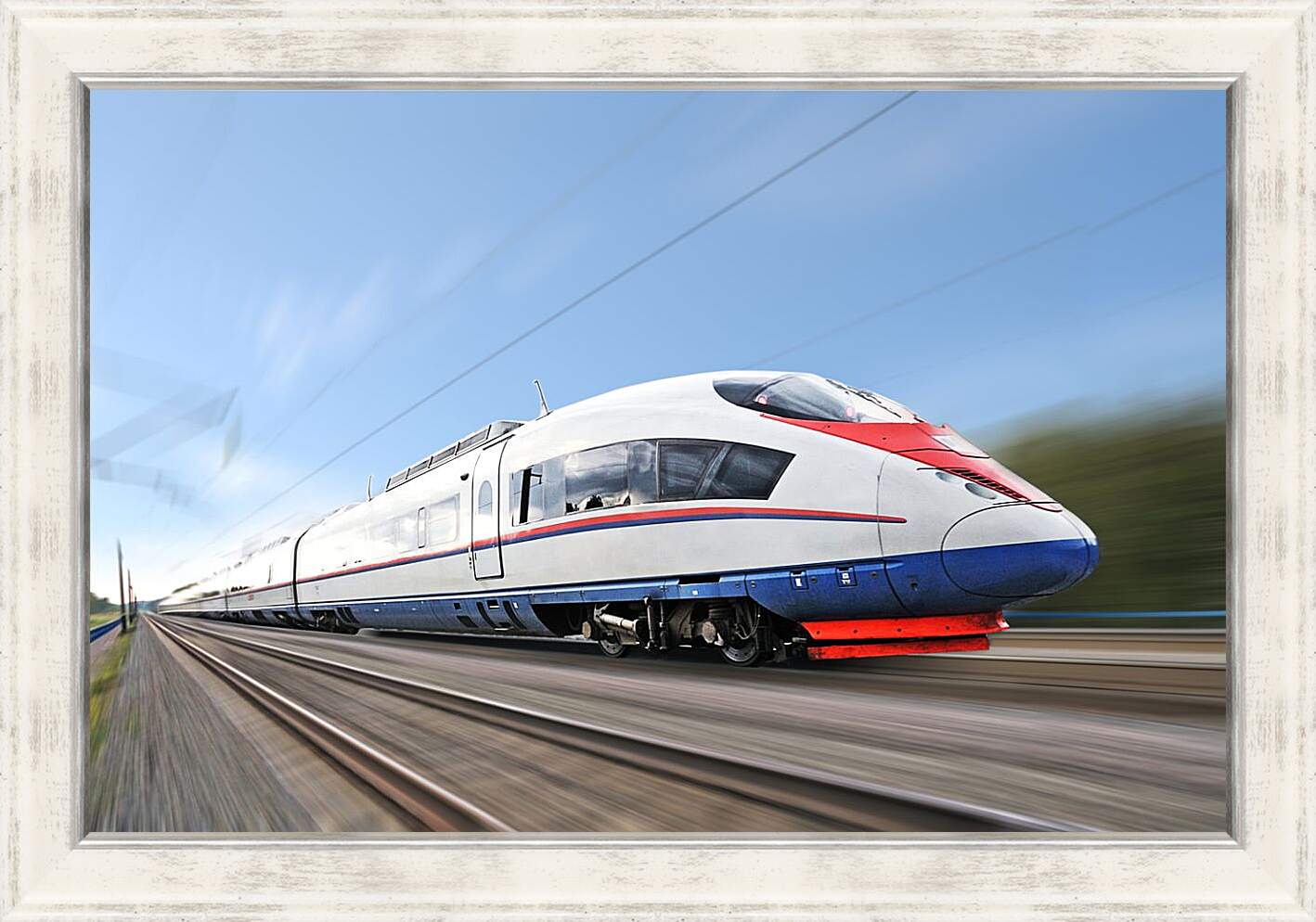 Картина в раме - Скоростной поезд