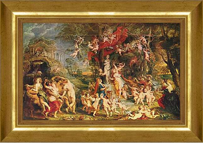 Картина в раме - Праздник Венеры. Питер Пауль Рубенс