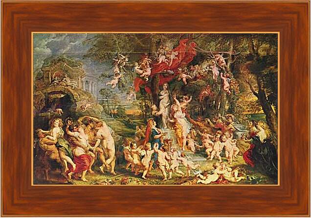 Картина в раме - Праздник Венеры. Питер Пауль Рубенс