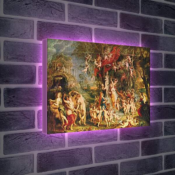 Лайтбокс световая панель - Праздник Венеры. Питер Пауль Рубенс