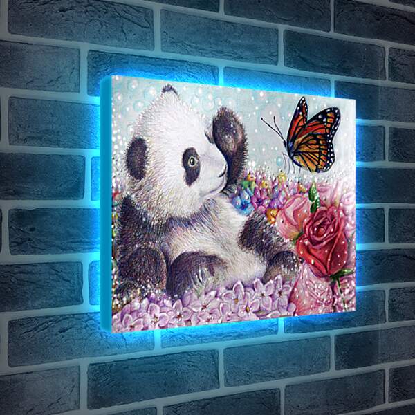 Лайтбокс световая панель - Панда
