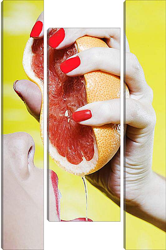 Модульная картина - Вкус грейпфрута