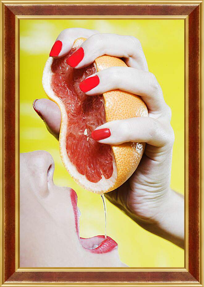 Картина в раме - Вкус грейпфрута