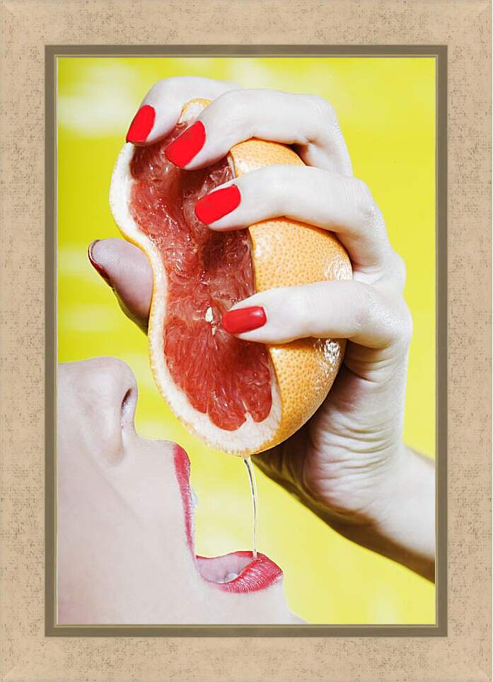 Картина в раме - Вкус грейпфрута