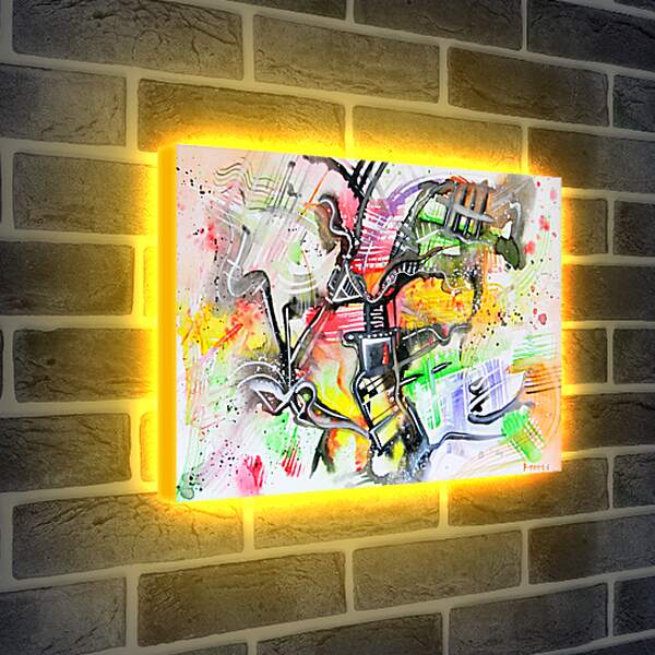Лайтбокс световая панель - Арт абстракция Кандинский