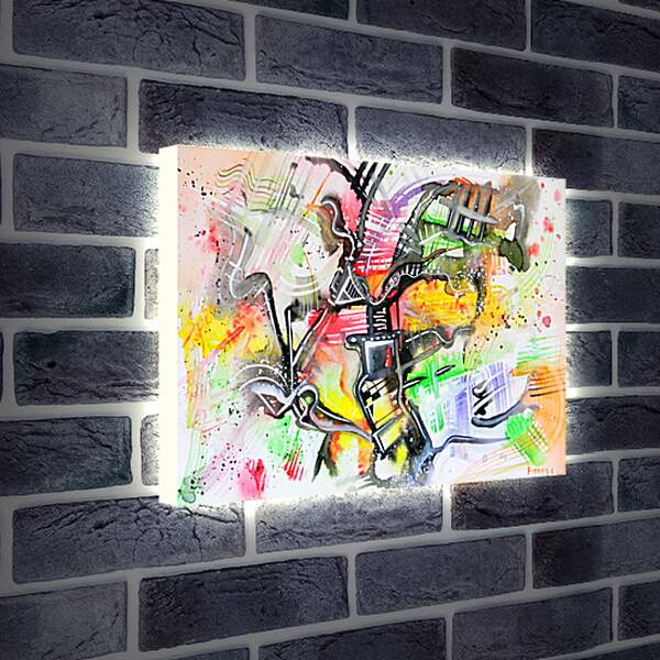 Лайтбокс световая панель - Арт абстракция Кандинский