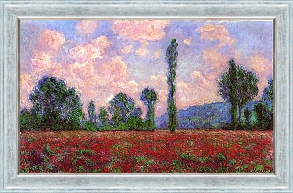 Картина в раме - Landscape of Vernon. Клод Моне