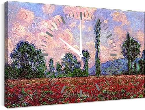 Часы картина - Landscape of Vernon. Клод Моне