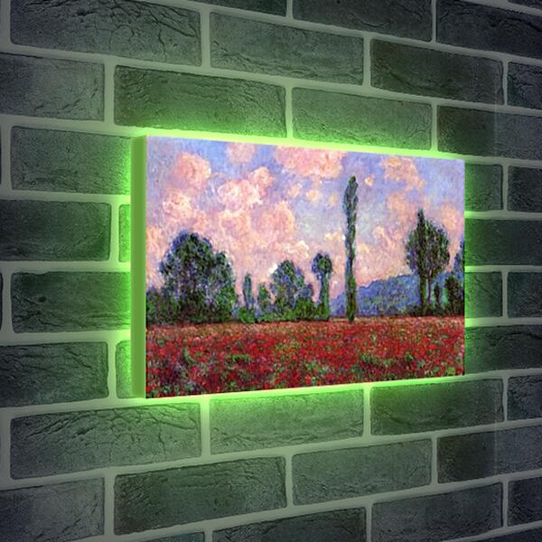 Лайтбокс световая панель - Landscape of Vernon. Клод Моне