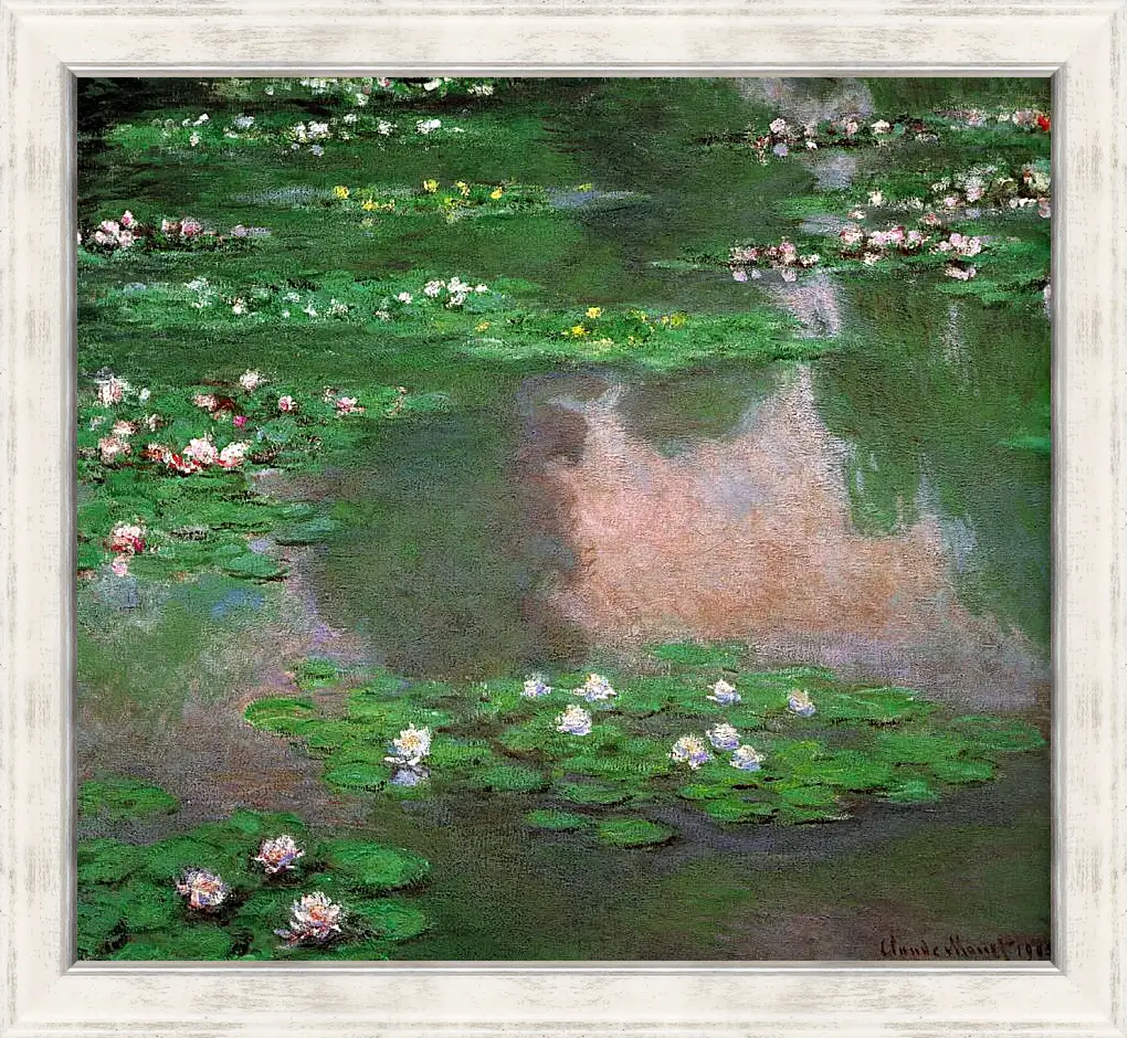 Картина в раме - The Water Lillie. Клод Моне