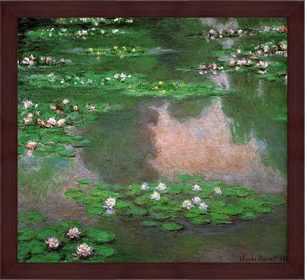 Картина в раме - The Water Lillie. Клод Моне