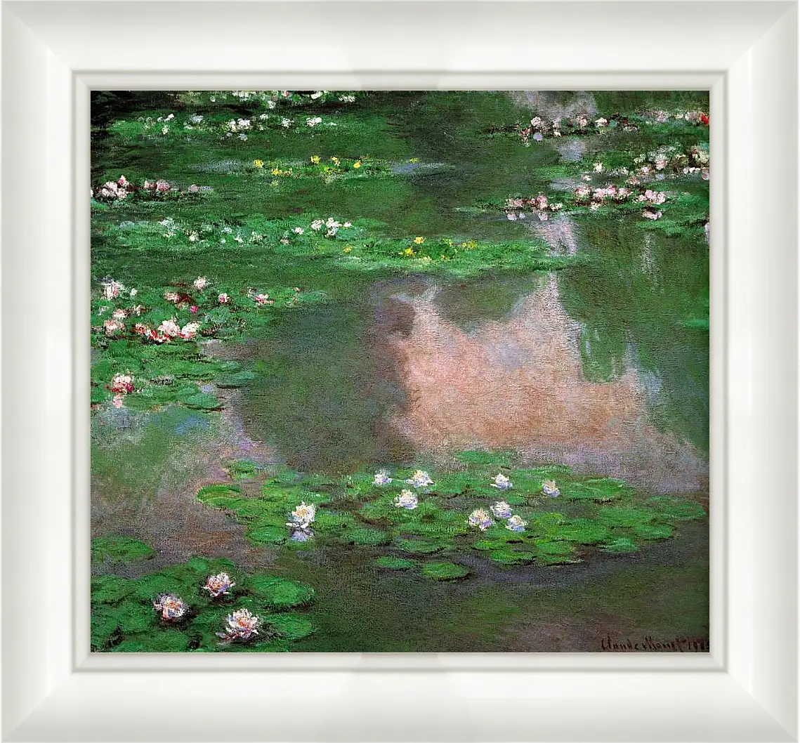 Картина в раме - The Water Lillie. Клод Моне