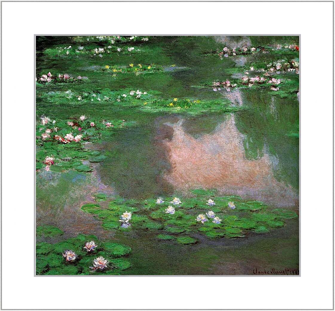 Картина в раме - The Water Lillie. Клод Моне