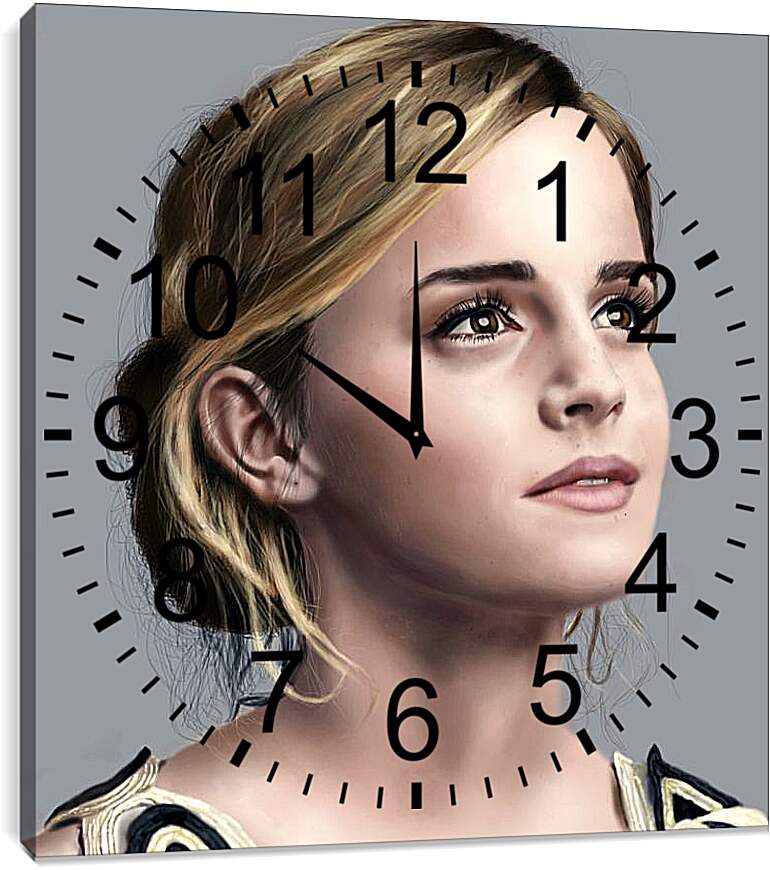 Часы картина - Эмма Уотсон