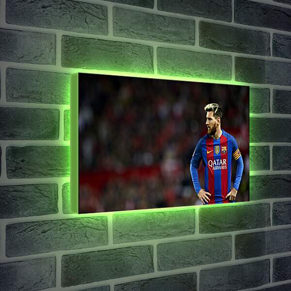 Лайтбокс световая панель - Лионель Месси (Lionel Messi)