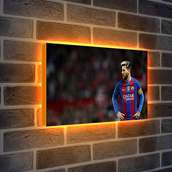 Лайтбокс световая панель - Лионель Месси (Lionel Messi)