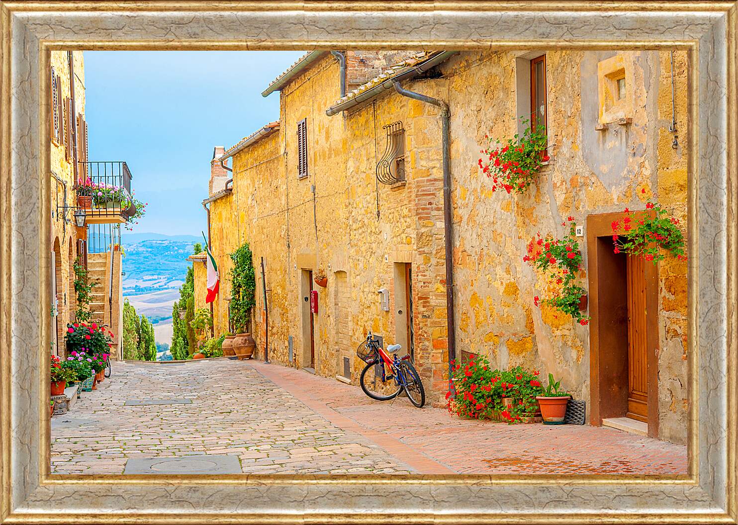 Картина в раме - Сан-Джиминьяно Италия