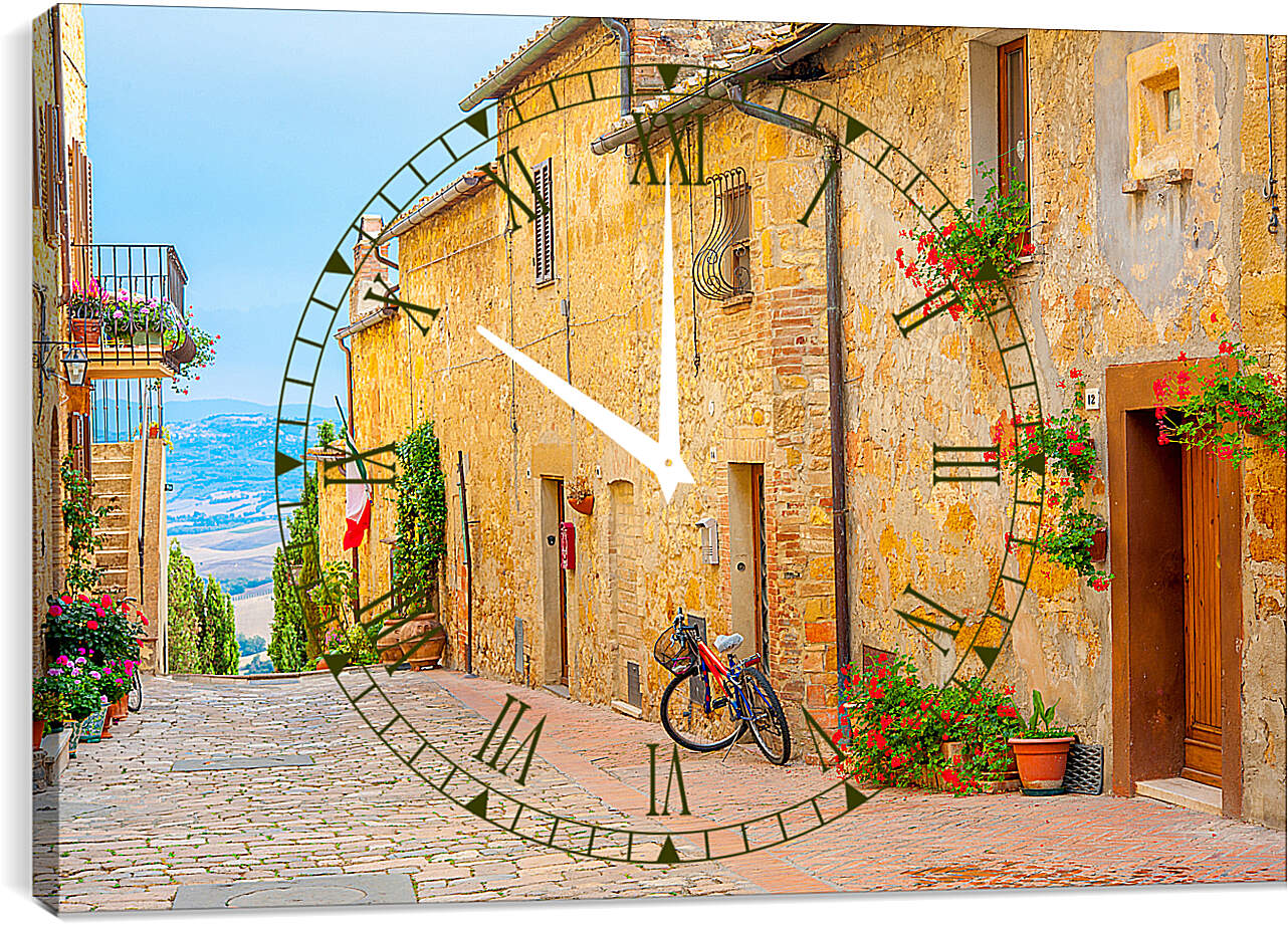 Часы картина - Сан-Джиминьяно Италия
