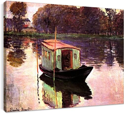 Постер и плакат - The Studio Boat. Клод Моне