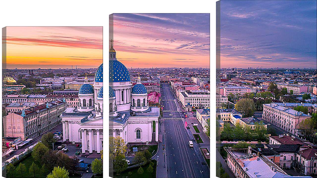 Модульная картина - Санкт-Петербург Храм