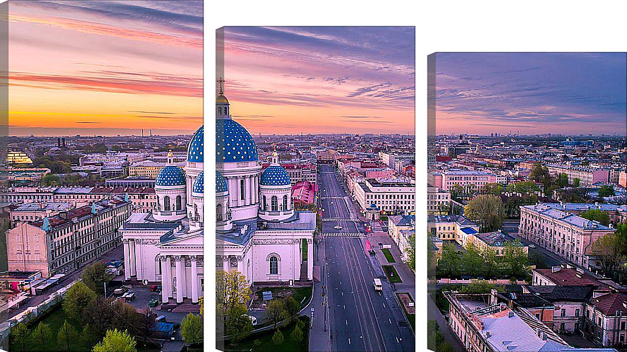 Модульная картина - Санкт-Петербург Храм