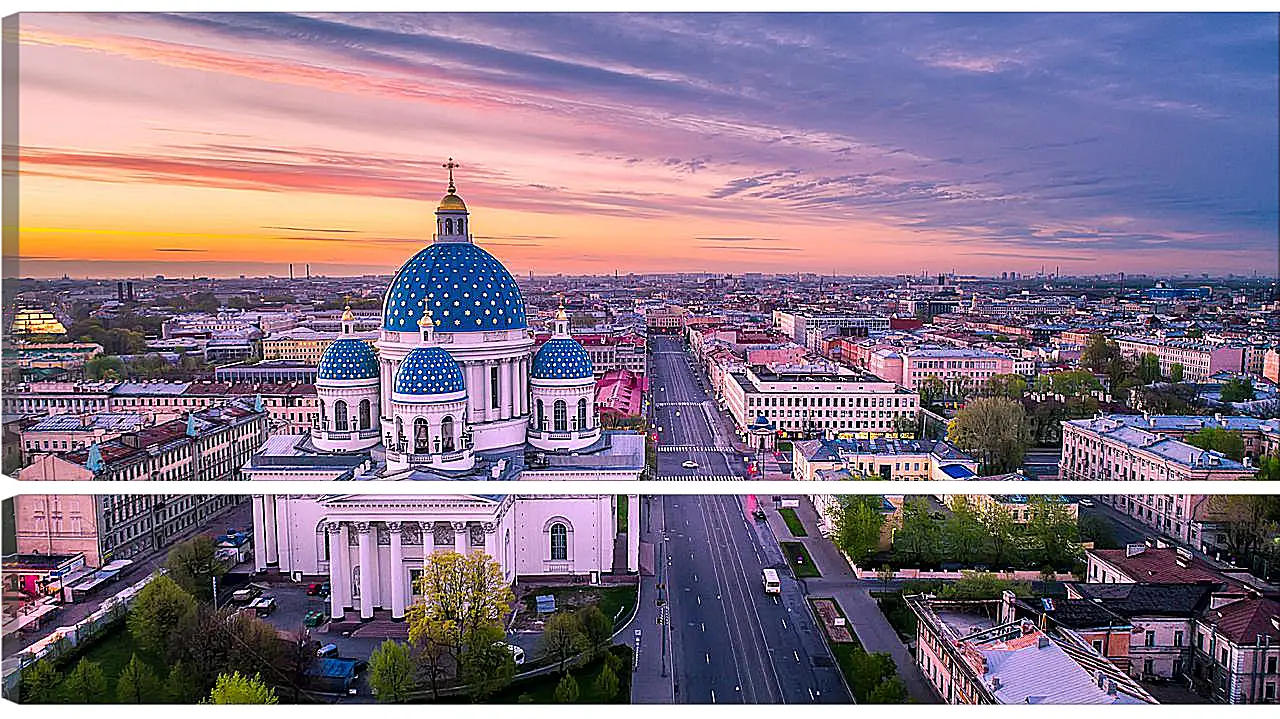 Модульная картина - Санкт-Петербург Храм