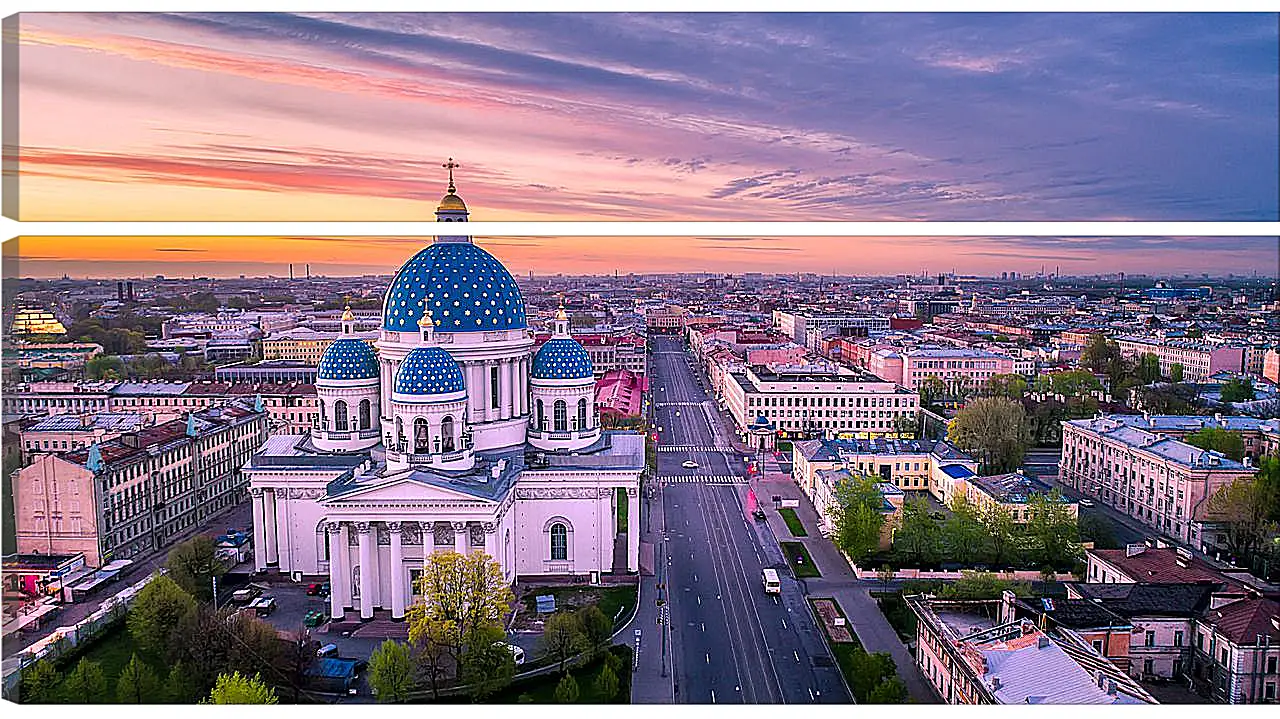 Модульная картина - Санкт-Петербург Храм