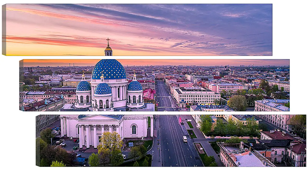 Модульная картина - Санкт-Петербург Храм