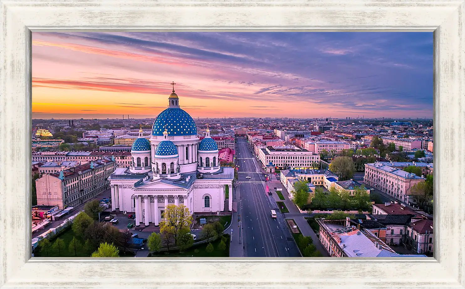 Картина в раме - Санкт-Петербург Храм