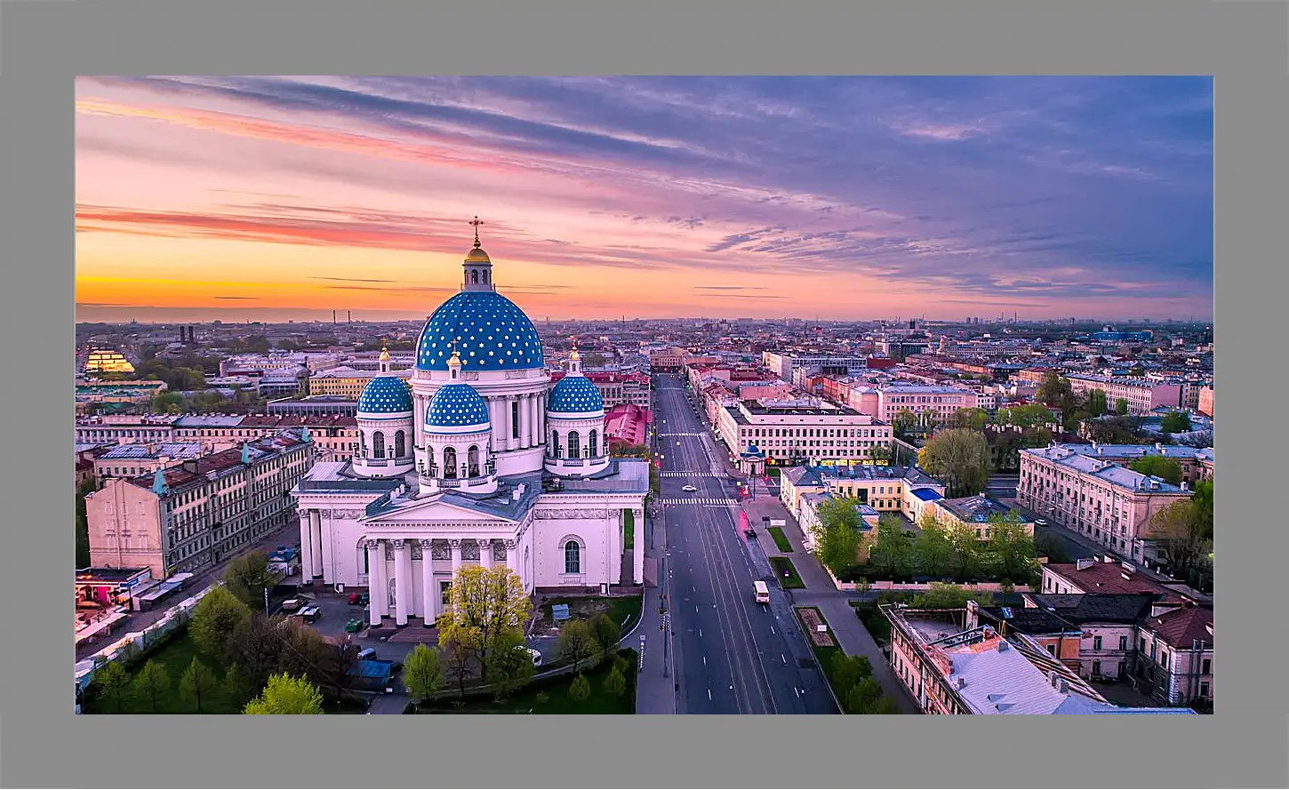 Картина в раме - Санкт-Петербург Храм