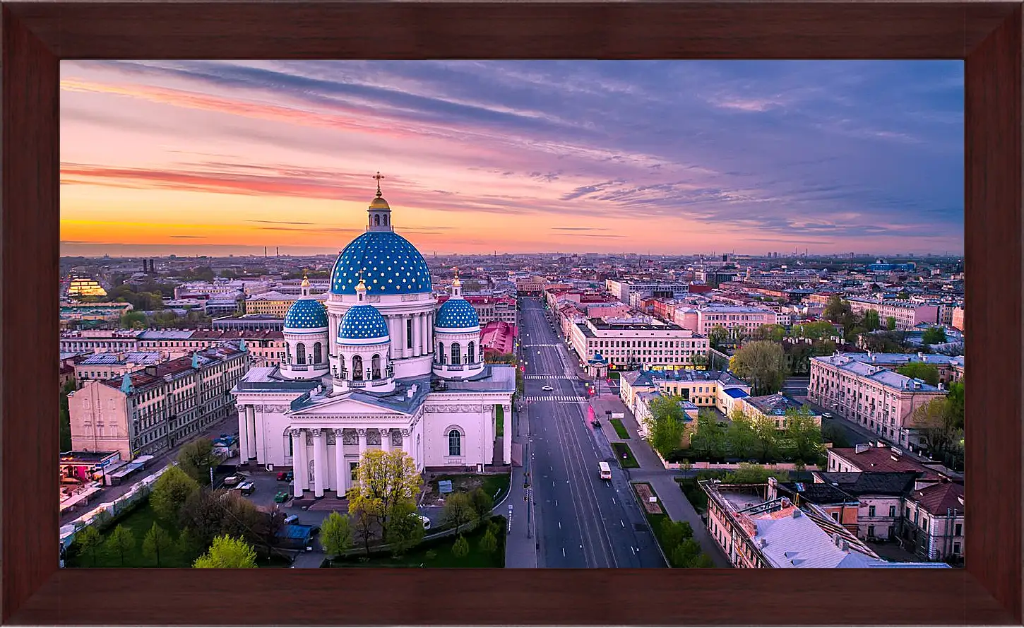 Картина в раме - Санкт-Петербург Храм