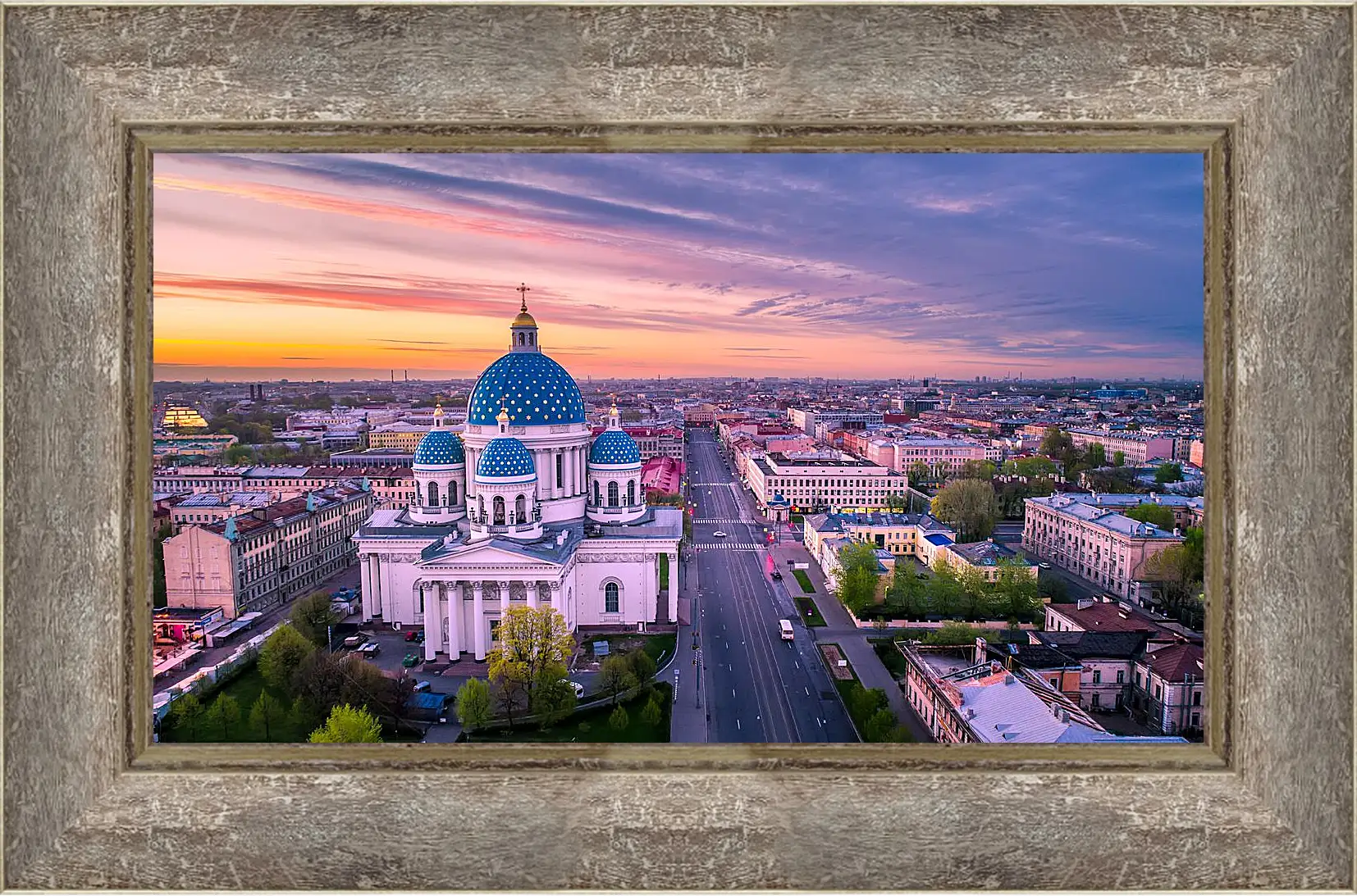 Картина в раме - Санкт-Петербург Храм