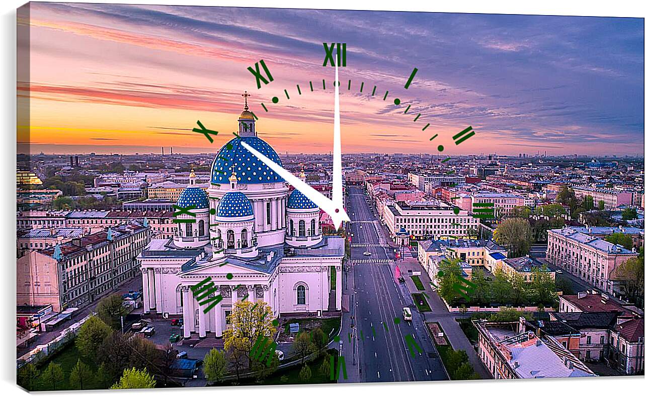 Часы картина - Санкт-Петербург Храм