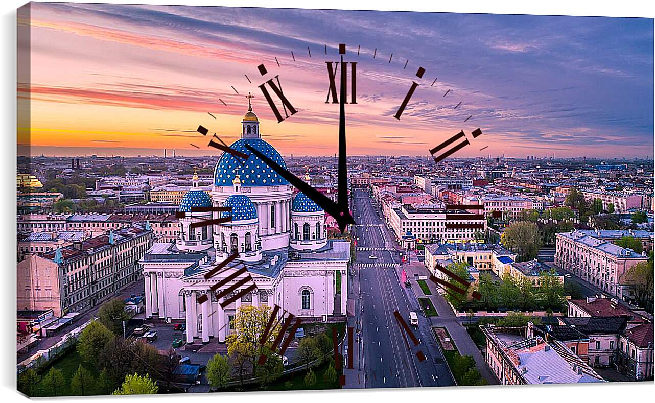 Часы картина - Санкт-Петербург Храм