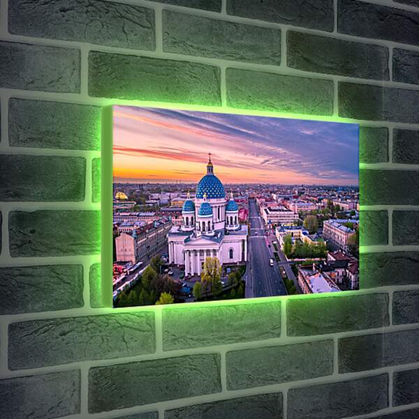 Лайтбокс световая панель - Санкт-Петербург Храм