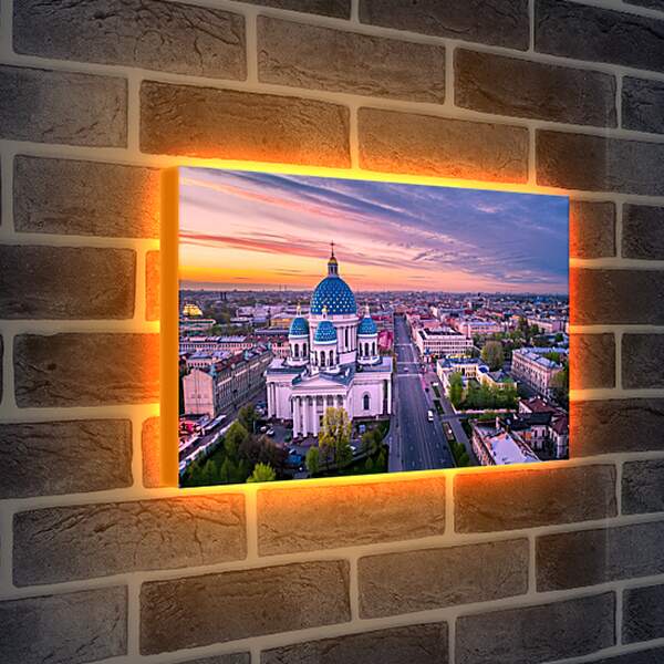 Лайтбокс световая панель - Санкт-Петербург Храм