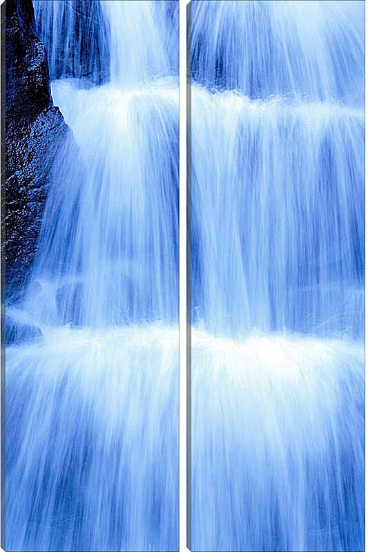 Модульная картина - Каскад водопадов