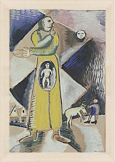 Картина в раме - Maternity. (Материнство) Марк Шагал