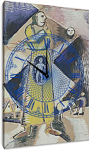 Часы картина - Maternity. (Материнство) Марк Шагал