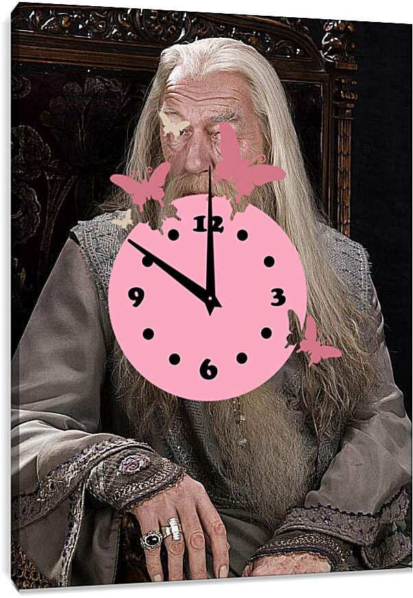 Часы картина - Дамблдор
