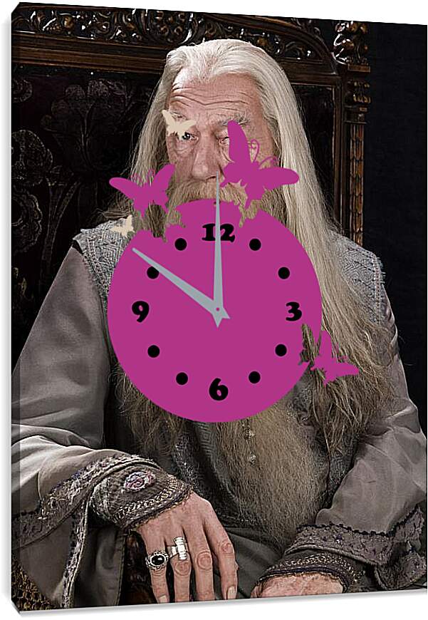Часы картина - Дамблдор