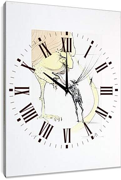 Часы картина - Почтение Пикассо. Сальвадор Дали